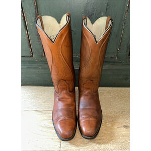 ACME Men’s Brown Western Style Cowboy Boots Size 9D